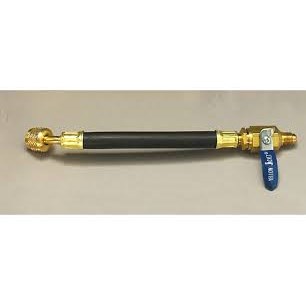 BLACK 1/4 BALL VALVE HOSE