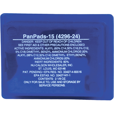 PAN PADS (15 TON) 2-1/8 OZ EACH