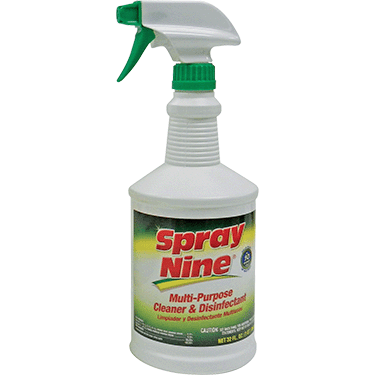 SPRAY NINE CLEANER AND DISINFECTANT