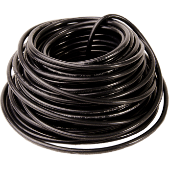 50' BLACK THHN STRANDED HOOK UP WIRE