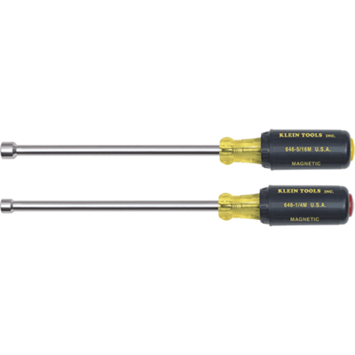 NUT DRIVER SET, 2 PC, 6IN