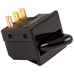 SWITCH, ROCKER, 3 PRONG, BLACK