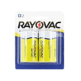 Battery D Alkaline 2PK