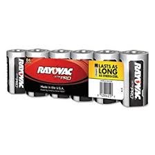 D ALKALINE BATTERY 6PK