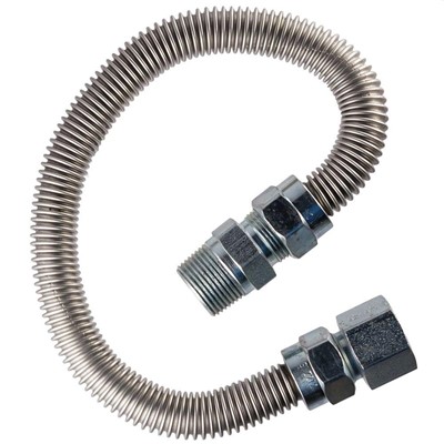 18 GAS CONNECTOR W/ FITTING