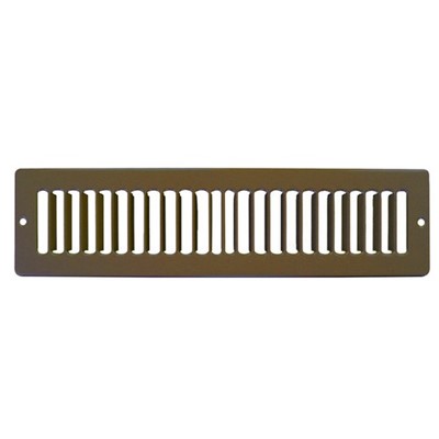 10 X 2 (B) TOE SPACE GRILLE BROWN