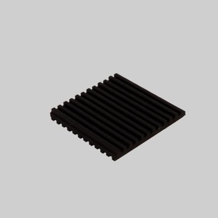 2X2X3/8 RUBBER PAD