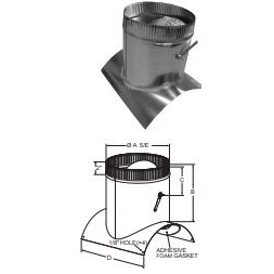 ECCO-SEAL RADIUS W/ DAMPER & ADHESIVE