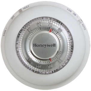 ROUND T-STAT HT/CL WHITE