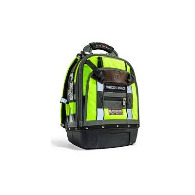 Tech Pac Hi-Viz Yellow Backpack Tool Bag